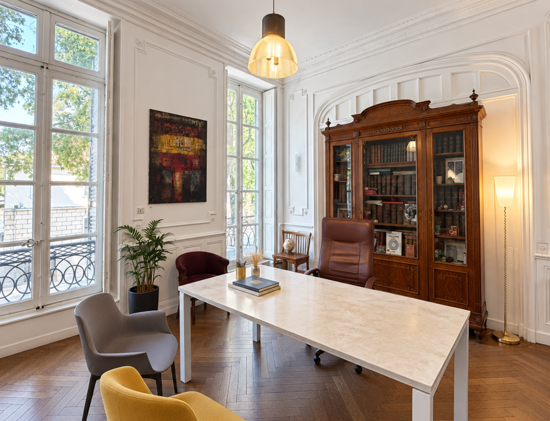 Salle de réunion de l'étude